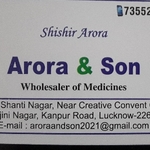 Business logo of Arora & son