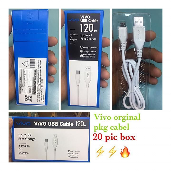 VIVO 2.1A DATA CABLE uploaded by Raj mobile accessories on 6/9/2020