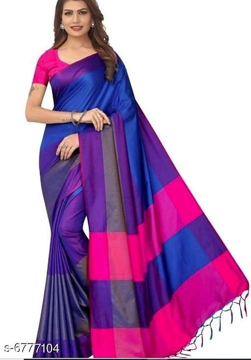 Catalog Name:*Trendy Fashionable Sarees*
Saree Fabric: Cotton Silk
Blouse: Separate Blouse Piece
Blo uploaded by Satyanam Reseller on 9/30/2020