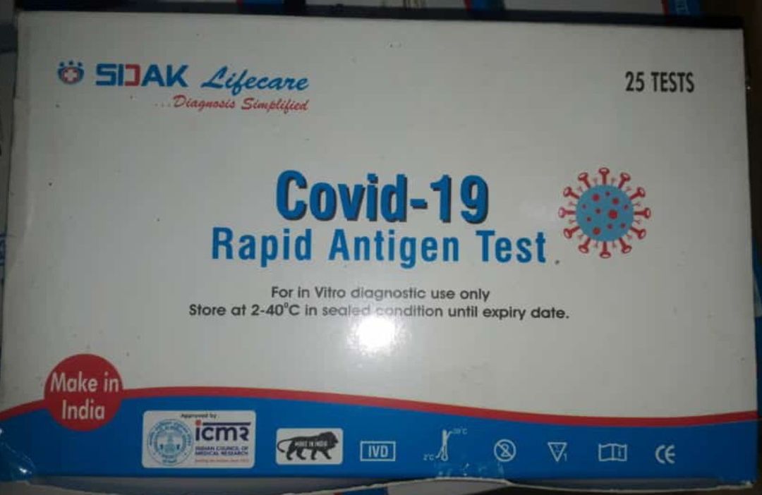 Covid 19.   Rapid antigen test.  uploaded by Remetech pharmacy on 1/9/2022