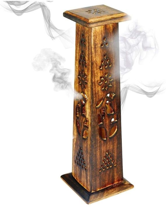 Wooden Tower Incense Holder  uploaded by NIKITA'S WOOD CARVING HANDICRAFT on 1/9/2022