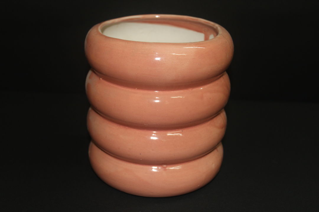 Light pink beautiful ceramic planter uploaded by Pawrise Solutions Private Limited on 1/9/2022