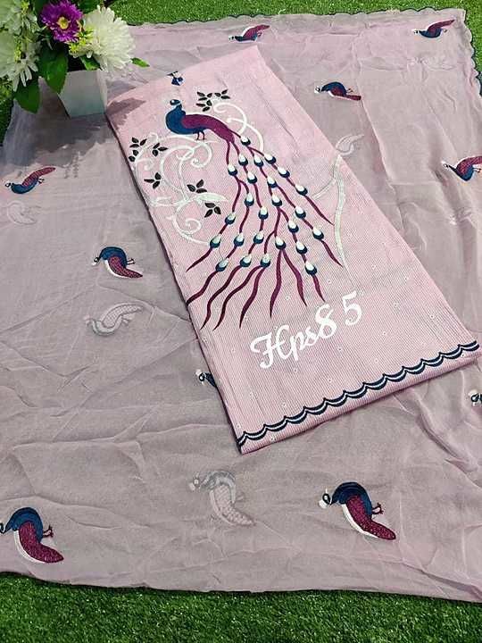 Pure premium cotton # with embroidery on suit 
Pure dupata with cut work (2 side embroidery )
 uploaded by RATANA_COUTURE  on 9/30/2020