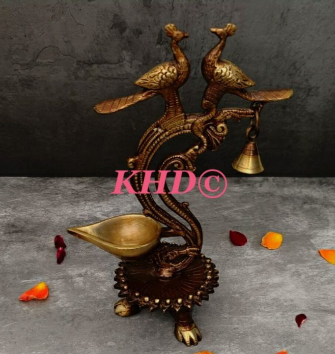 Peacock Deepak uploaded by Kanha Handicrafts on 1/10/2022