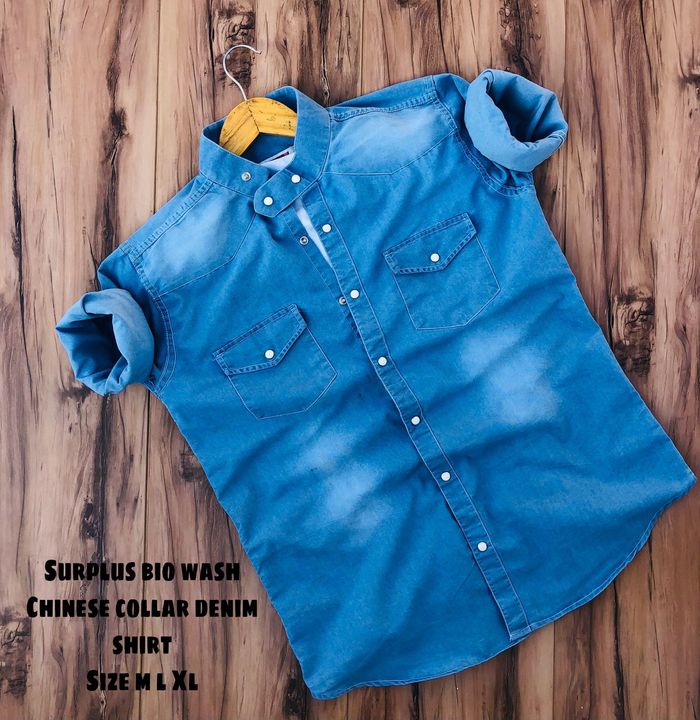 BRAND LEVIS CHINESE COLLAR DENIM SHIRT uploaded by FAST BAZAR on 1/10/2022