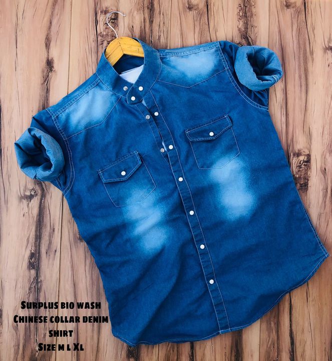 BRAND LEVIS CHINESE COLLAR DENIM SHIRT uploaded by FAST BAZAR on 1/10/2022