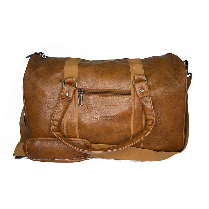 Tan leather Duffle bag uploaded by business on 9/30/2020