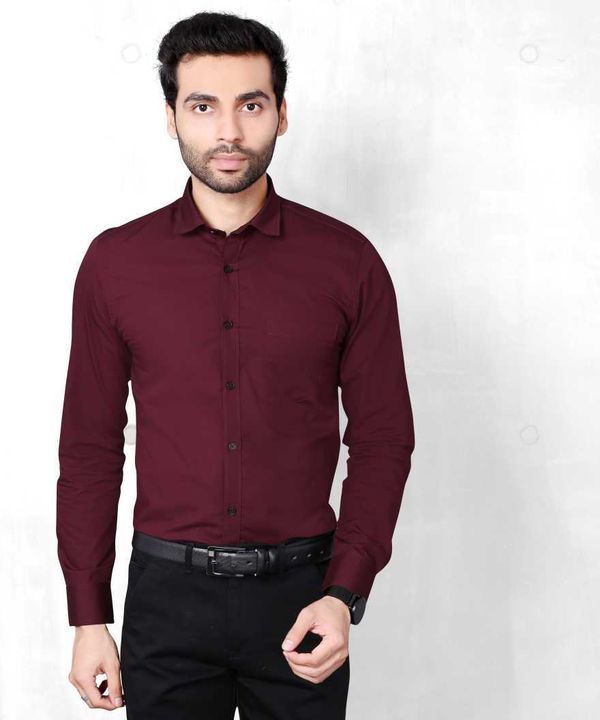 Men slim fit solid formal shirt uploaded by One india cotton on 1/10/2022