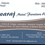 Business logo of Swaraj Steel Furniture Works