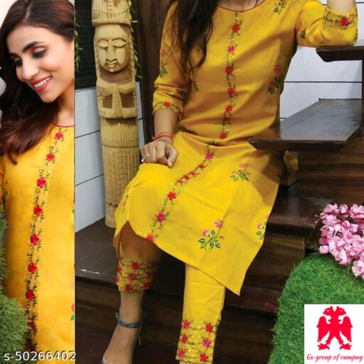 Catalog Name:*Aakarsha Voguish Women Kurta Sets*
Kurta Fabric: Cotton
Bottomwear Fabric: Cotton
Fabr uploaded by business on 1/10/2022