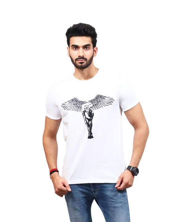 Angel Print Men’s Roundneck T-Shirt   uploaded by business on 1/10/2022