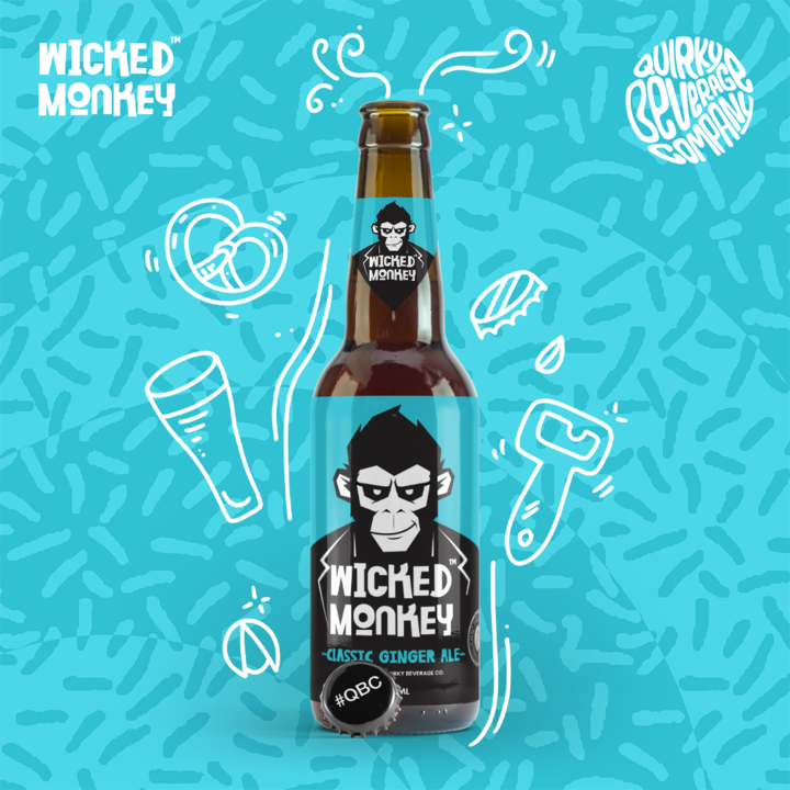 Wicked Monkey Classic Ginger Ale uploaded by Quirky Beverages Pvt Ltd on 1/10/2022