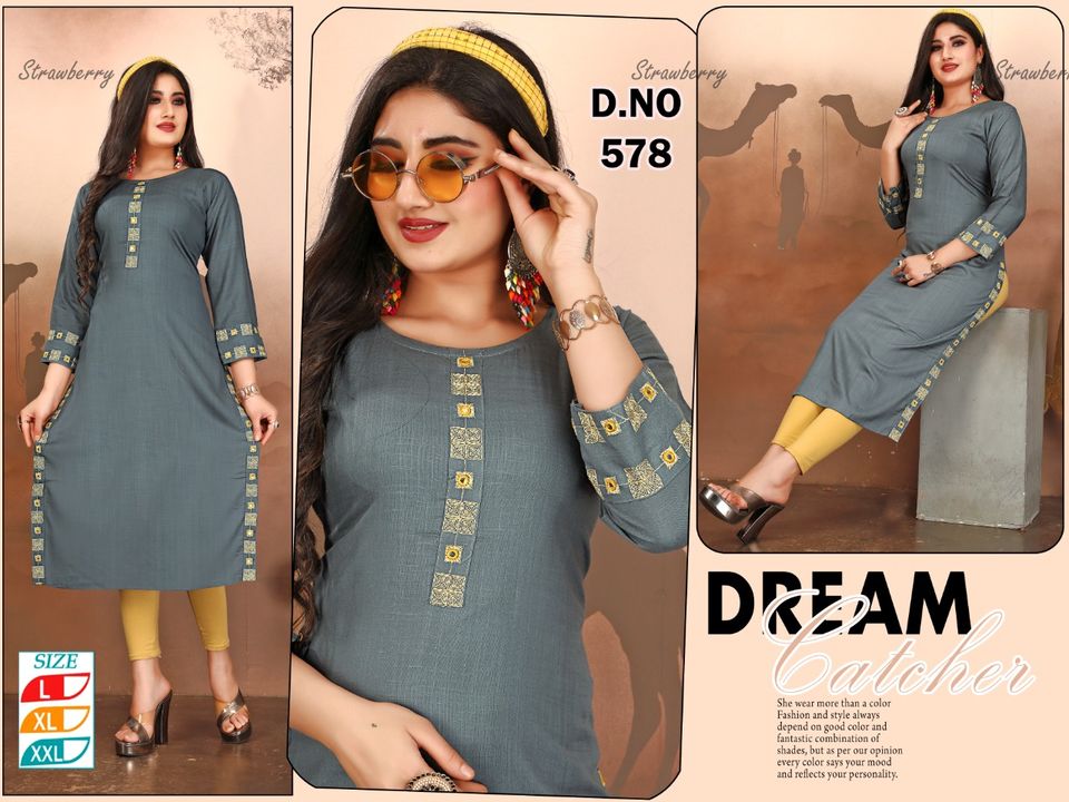 Post image I want 100 Pieces of 3xl rayon slub kurti .
Below are some sample images of what I want.