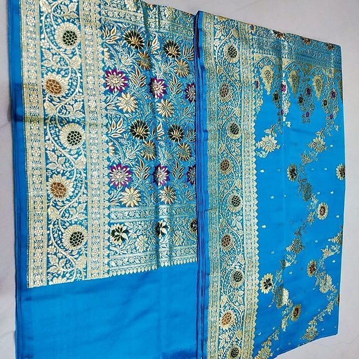banarsi pure silk handloom jangla saree uploaded by business on 9/30/2020