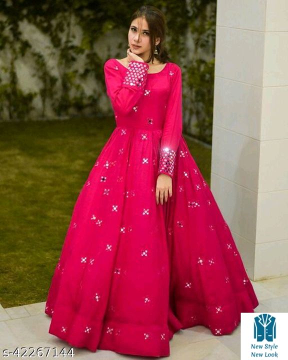 Women Rayon Anarkali Solid Pink Kurti uploaded by business on 1/10/2022