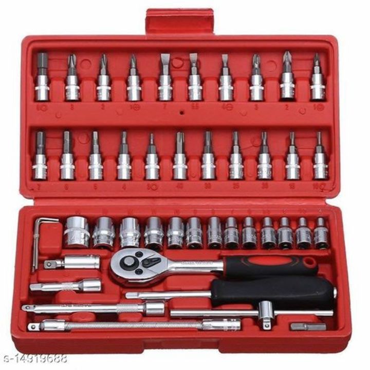 46 in 1 Pcs Tool Kit & Screwdriver and Socket Set uploaded by business on 1/10/2022