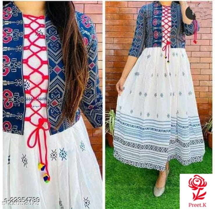 Printed kurti uploaded by business on 1/10/2022