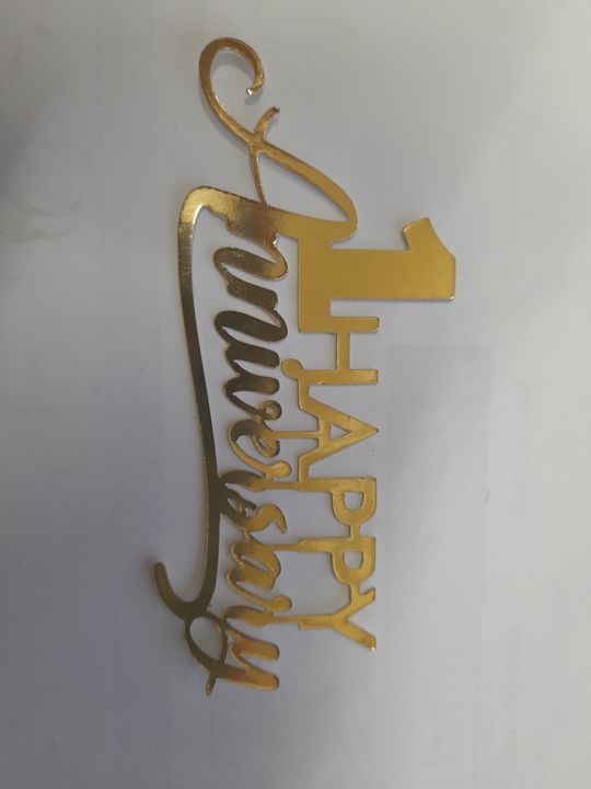 Customised cake topper uploaded by business on 1/10/2022