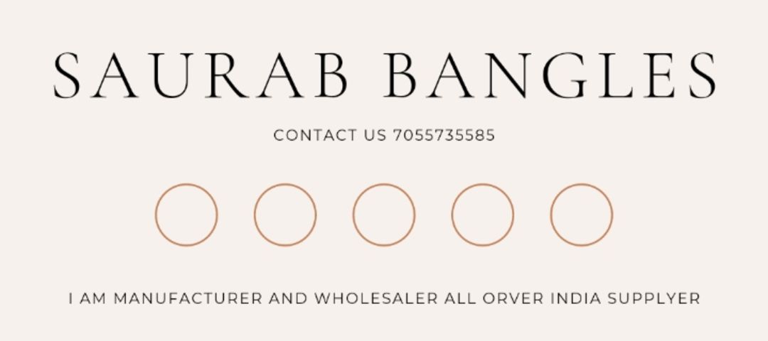 Visiting card store images of Saurabh bangles