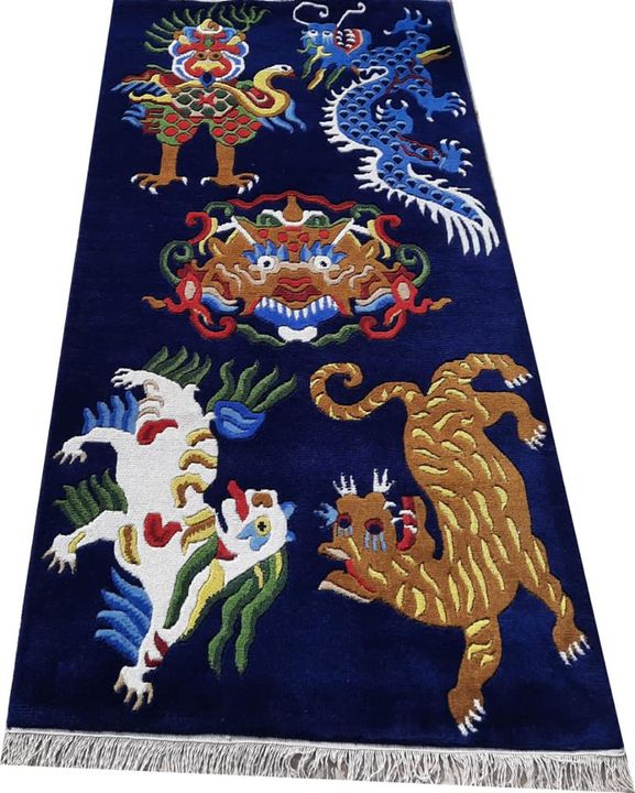 Tibetan handmade carpets size 3×6 pair price 2 piece uploaded by Aish Bhadohi Carpet Industries on 1/10/2022