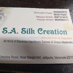 Business logo of S A Silk Creation