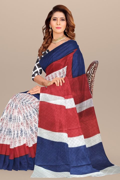 Cotton sarees uploaded by business on 1/11/2022