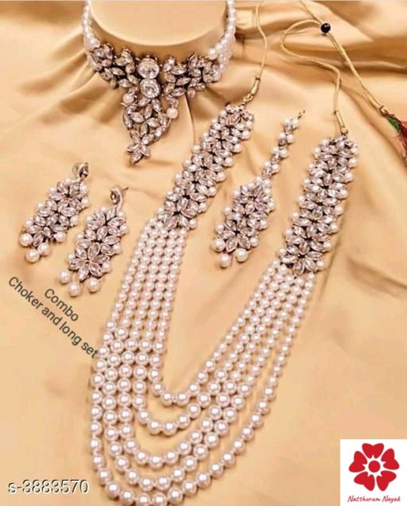 Free Gift Feminine Chunky Bead Work Jewellery Sets uploaded by business on 1/11/2022