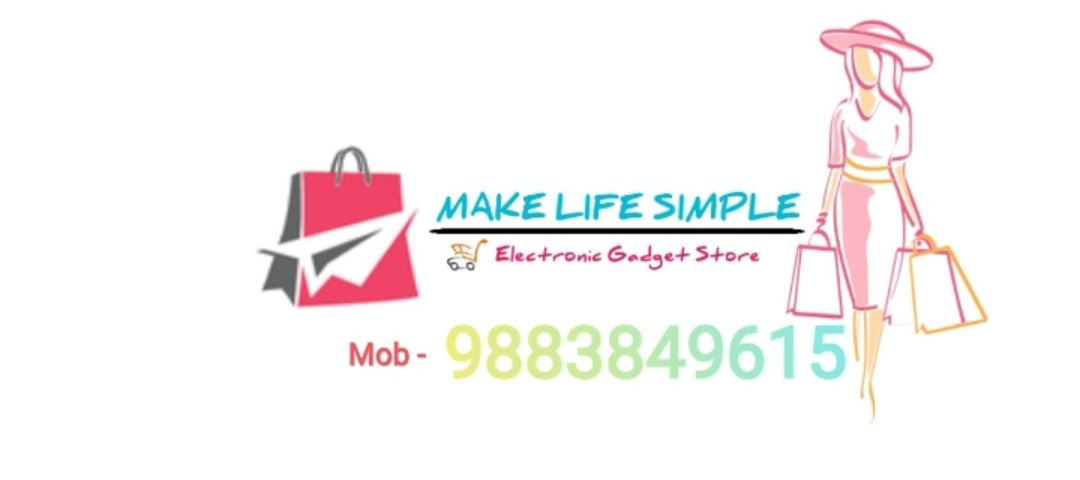 Visiting card store images of Make life simple
