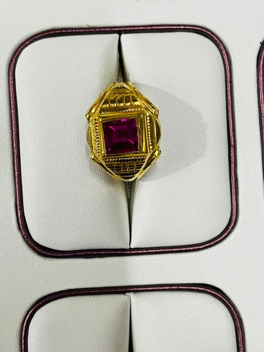 Gold gents Ring uploaded by POONAMCHAND PARMAR JEWELLERS on 1/11/2022