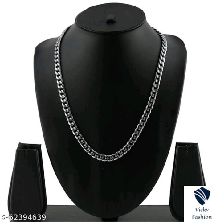 Silver mens chain uploaded by Vicky fashion on 1/11/2022