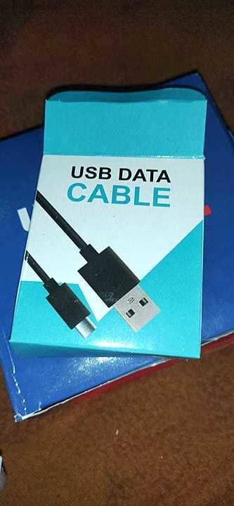 USB DATA CABLE 
MRP. 60 WITH 6MONTH WARRANTY uploaded by One Stop Shop on 9/30/2020