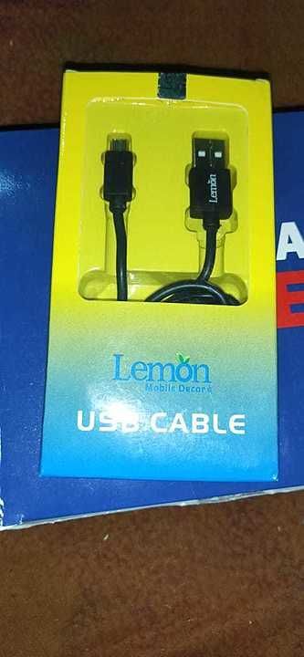 USB DATA CABLE 
MRP. 60 WITH 6MONTH WARRANTY uploaded by One Stop Shop on 9/30/2020