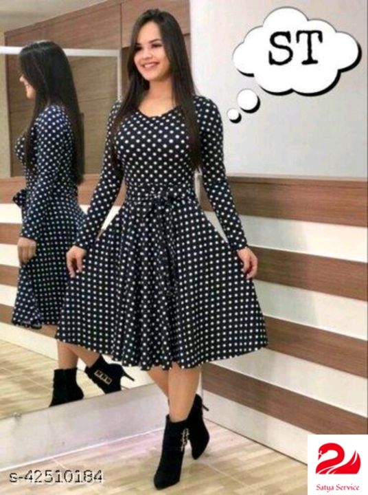 Classic Latest Women Dresses
Fabric: Crepe
Sleeve Length: Long Sleeves
Pattern: Checked
Multipack: 1 uploaded by business on 1/11/2022