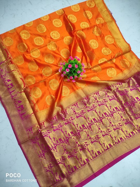Maheshwari silk Pure & Best quality With blouse uploaded by business on 1/11/2022