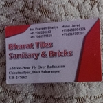 Business logo of Bharat tiles & sanitory