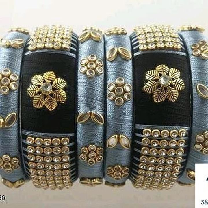 Thread work bangle set uploaded by S&S Collection on 9/30/2020