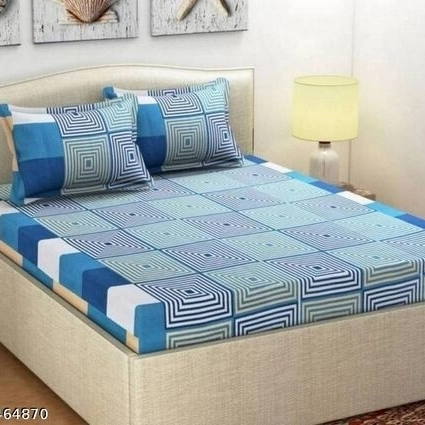 Post image Catalog Name:*Trendy Bedsheets*Fabric: MicrofiberType: Flat SheetsQuality: SuperfinePrint or Pattern Type: 3d PrintedNo. Of Pillow Covers: 2Brand: Bombay DyeingIdeal For: AdultIdeal Season: Mild WinterOccassion Type: OthersThread Count: 140Size: Double QueenMultipack: 1
#jmbk #jmbkstore #bedding #bedsheets #blankets 