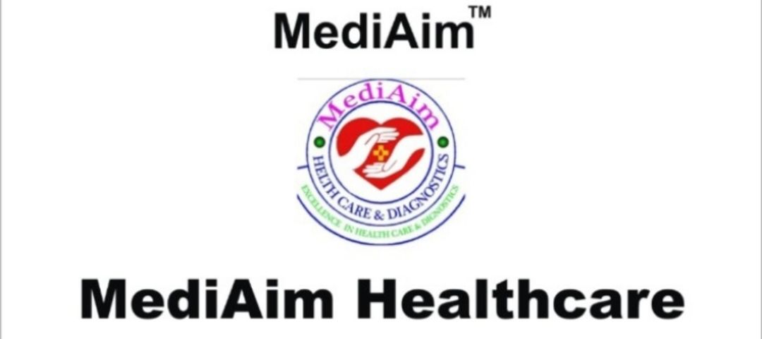 Visiting card store images of MediAim Healthcare