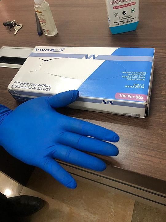 Nitrile gloves uploaded by Samarth enterprises on 6/9/2020