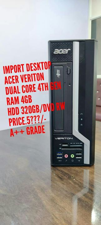 Acer desktop uploaded by business on 1/11/2022