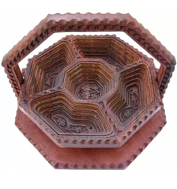 Circular Foldable Spring Basket uploaded by NIKITA'S WOOD CARVING HANDICRAFT on 1/11/2022