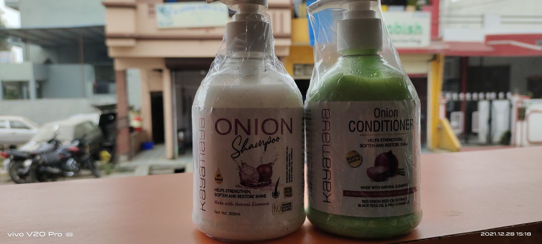 Onion shampoo and conditioner uploaded by ASHA MEDICAL AND SURGICAL AGENCY DE on 1/12/2022