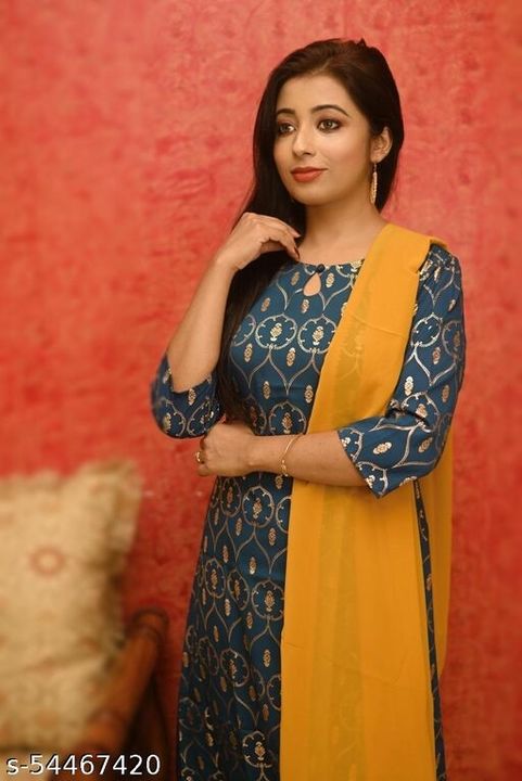 Kurti with dupatta uploaded by Cloth shop on 1/12/2022