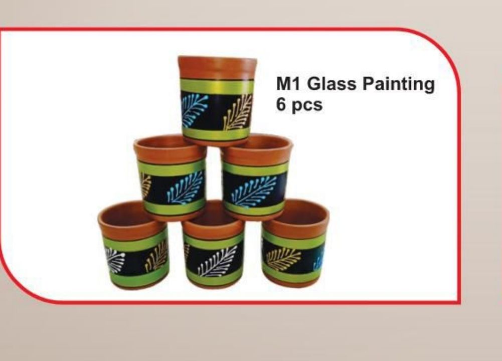 M-1 Glass painting (6 pieces)  uploaded by Terracotta clay products on 1/12/2022