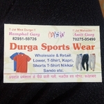 Business logo of Durga sports wear