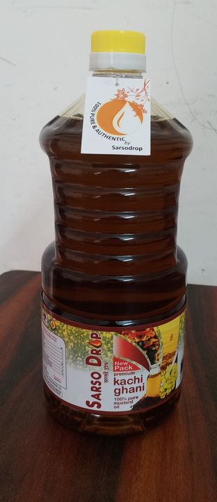 2 ltr sarso drop 100% pure mustard oil uploaded by business on 1/12/2022