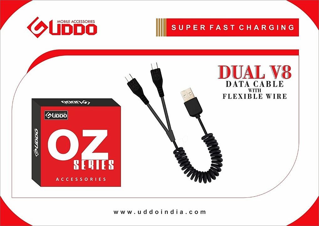 Uddo double port V8 cables uploaded by business on 9/30/2020
