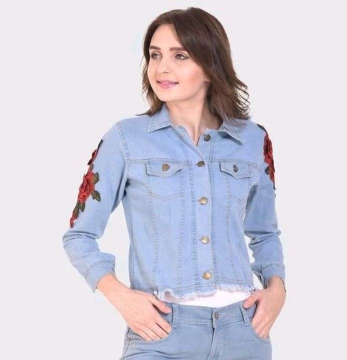 Denim jackets for women uploaded by business on 1/12/2022