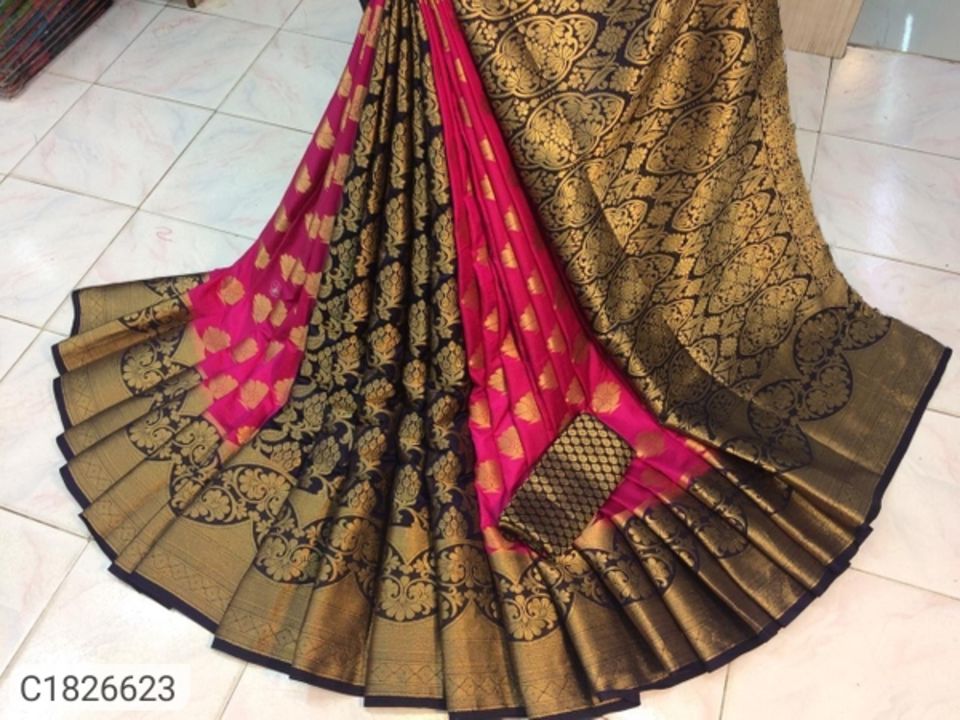Silk saree uploaded by business on 1/12/2022