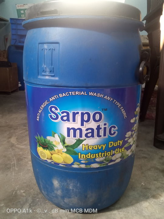 Sarpomatic Liquid Detergent 50 LTR uploaded by Sarpomatic Manufacturer & traders on 1/12/2022